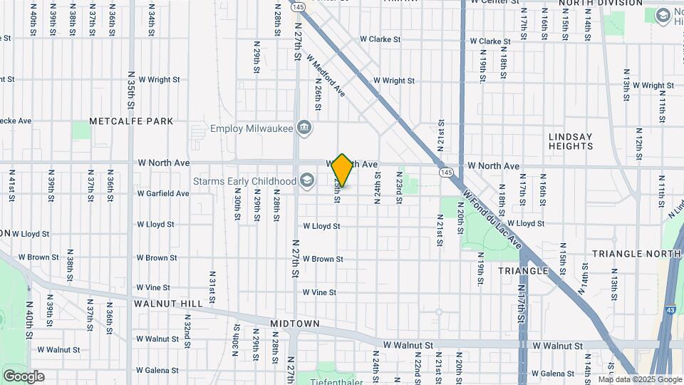 2476 W Garfield Ave Map and Location Details