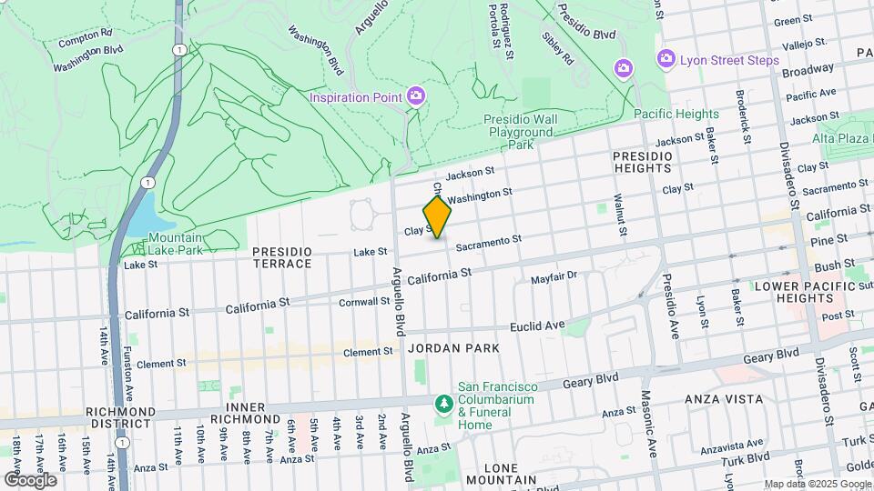 3916-3920 Sacramento St Map and Location Details
