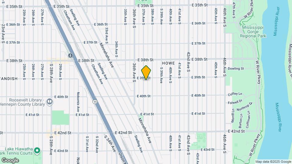 3913 37th Ave S Map and Location Details