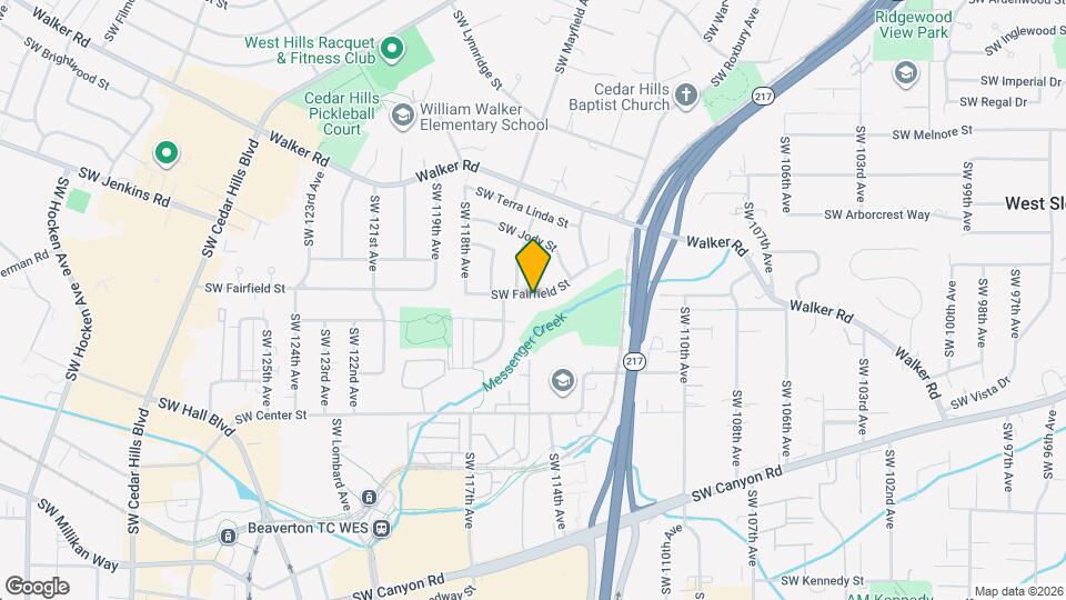 11500 SW Fairfield St Map and Location Details