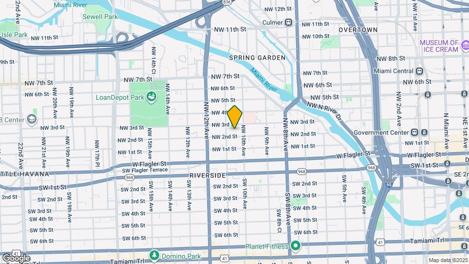 1037 NW 2nd St Map and Location Details