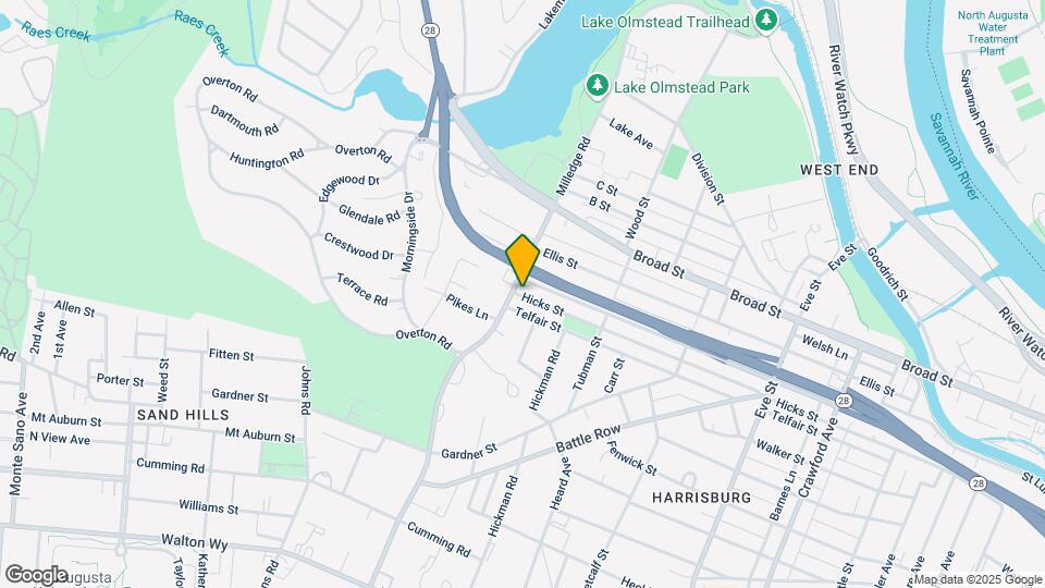408 Milledge Rd Map and Location Details