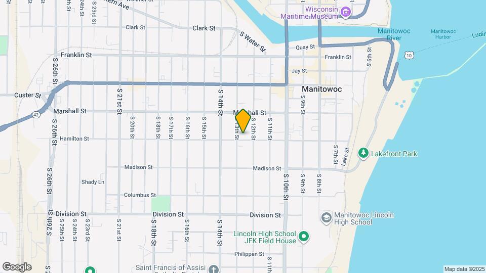 1216 Hamilton St, Unit 1216 Hamilton Street Map and Location Details