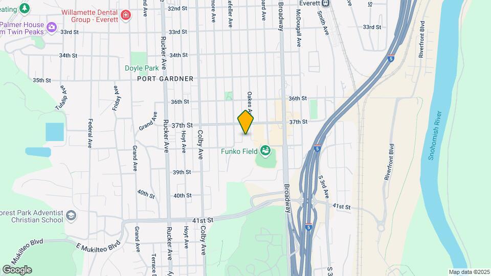 3722 Oakes Ave-Unit -3 Map and Location Details