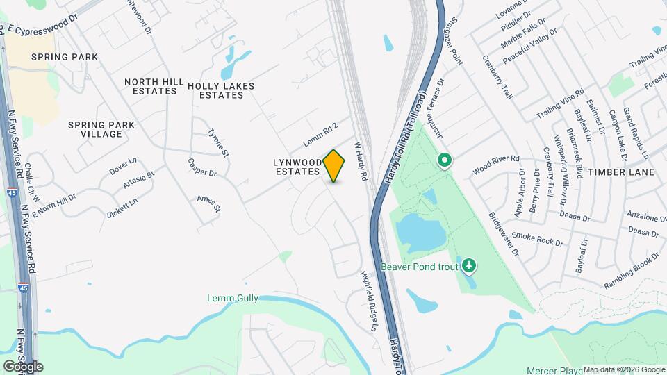 22830 Highland Bluff Ln Map and Location Details