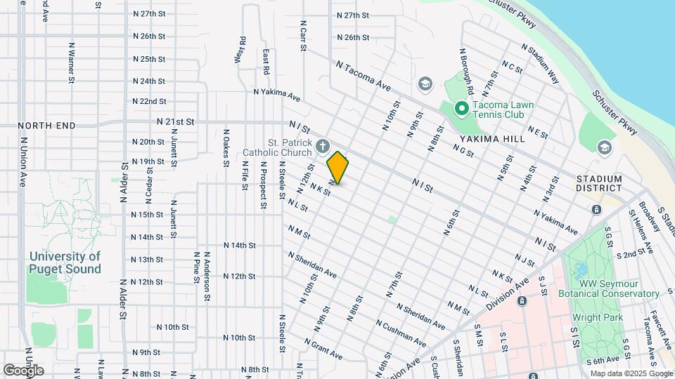 1017 N K St Mapa y Detalles de la Ubicación