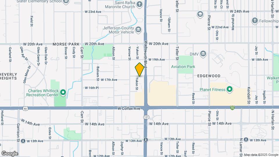 1680 Yukon St Map and Location Details