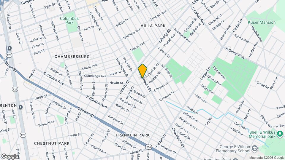 1157 Chambers St Mapa y Detalles de la Ubicación