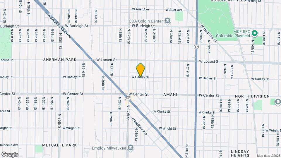 2521 W Hadley St Map and Location Details