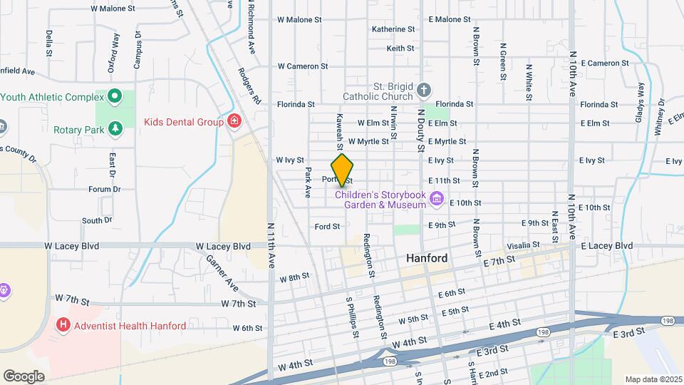 512 Kaweah St Map and Location Details