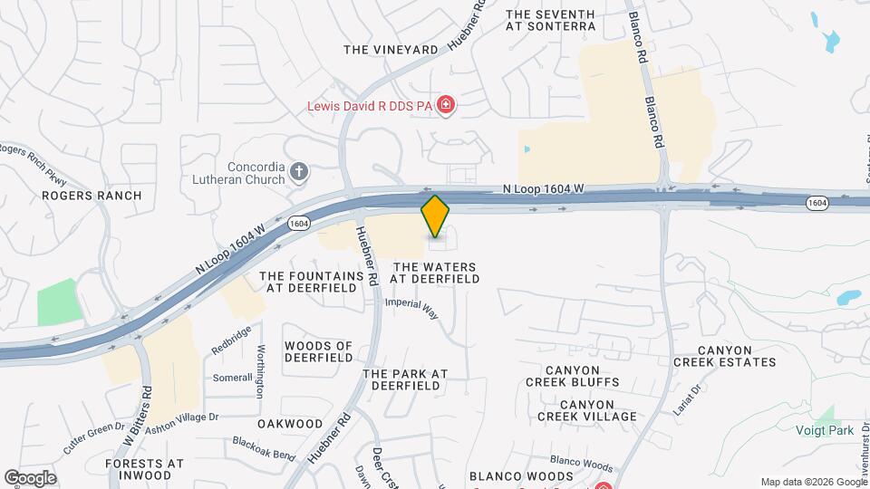 1734 N Loop 1604 W, Unit 1116 Map and Location Details