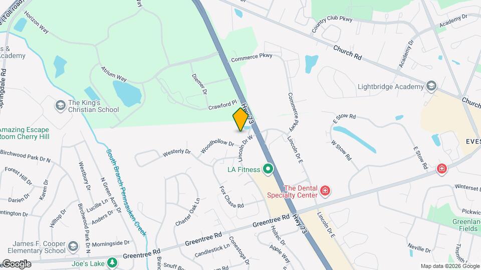 103 Woodhollow Dr Map and Location Details