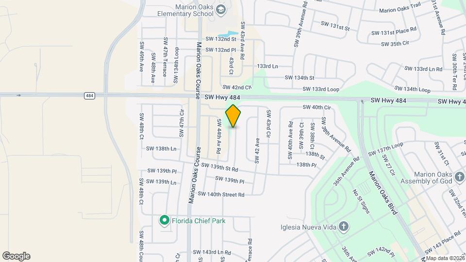 13775 SW 43rd Cir Map and Location Details