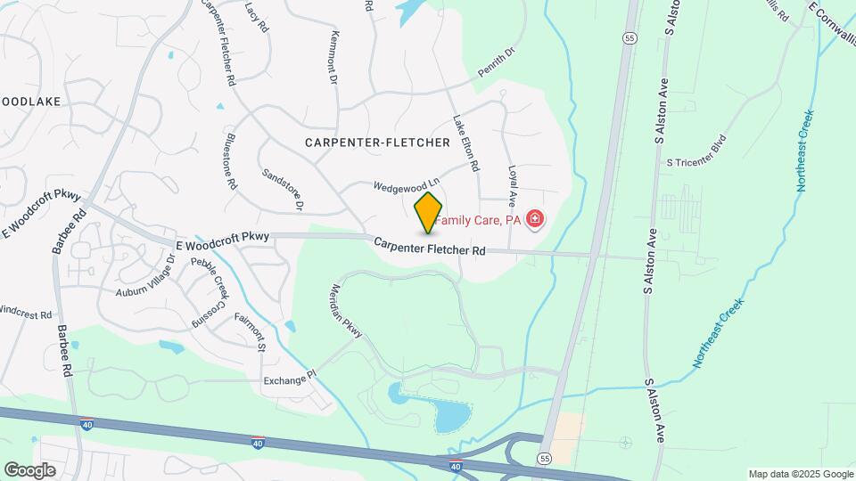 1215 Carpenter Fletcher Rd Map and Location Details