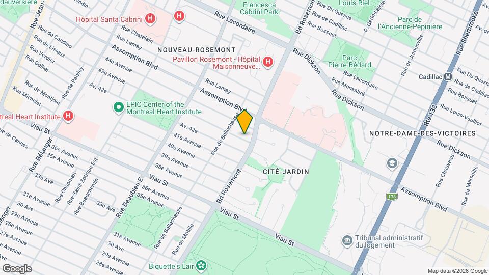 5995 43E Av Map and Location Details