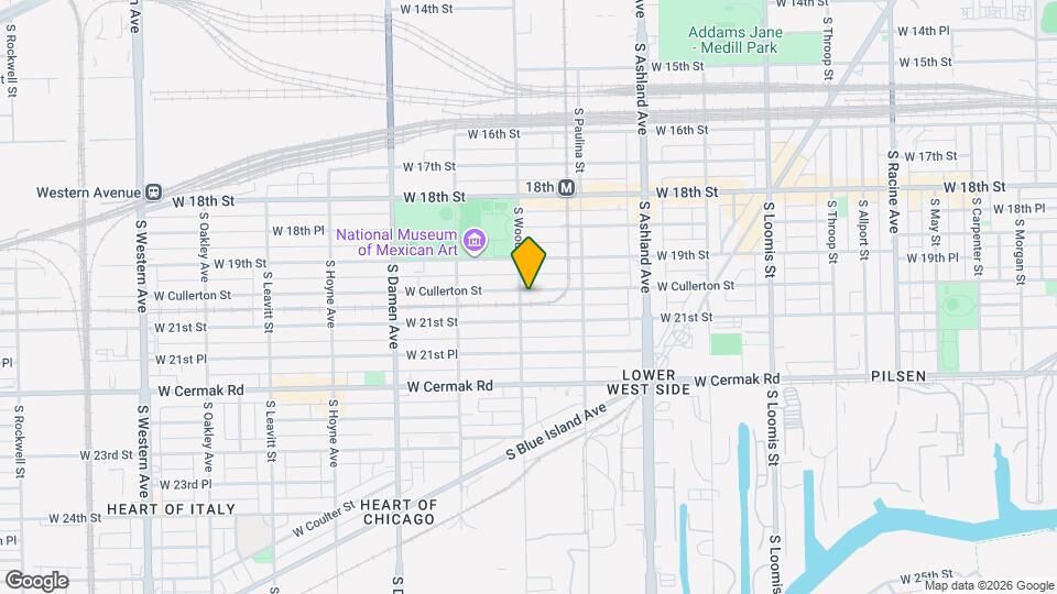 1753 W Cullerton St, Unit 2 Map and Location Details