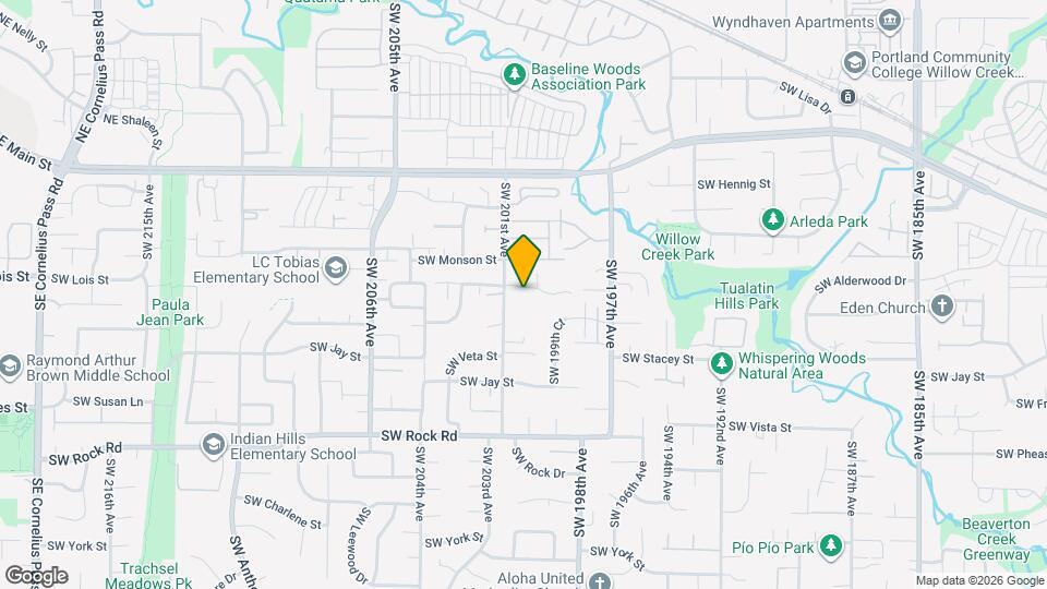 20008 SW Jette Ln Map and Location Details