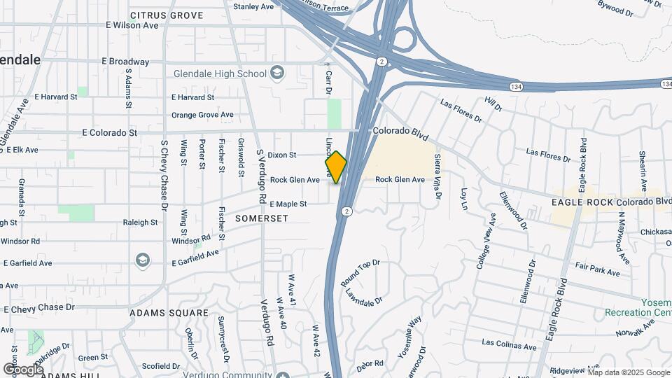 1606 Rock Glen Ave Map and Location Details