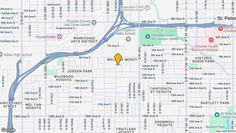 1026 19th St S Map and Location Details