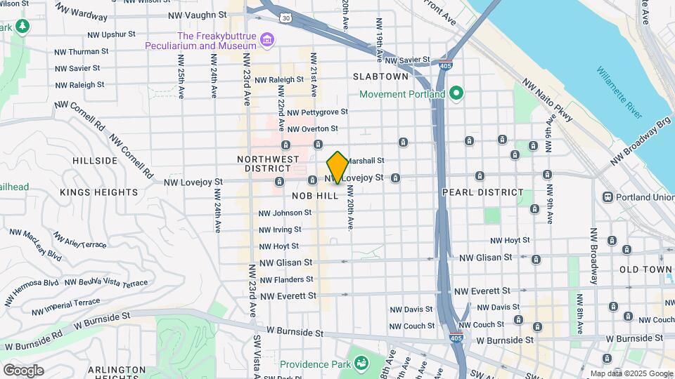 2035 NW Kearney St Mapa y Detalles de la Ubicación
