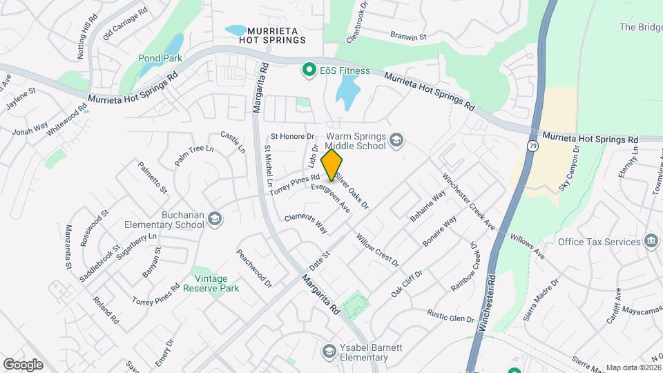 26694 Evergreen Ave Mapa y Detalles de la Ubicación