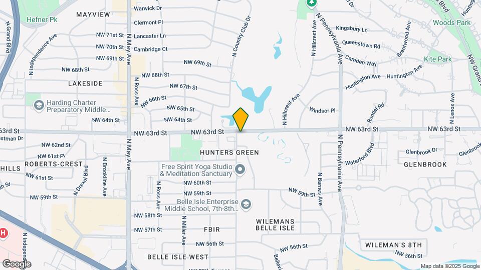 6334 N Villa Ave Map and Location Details