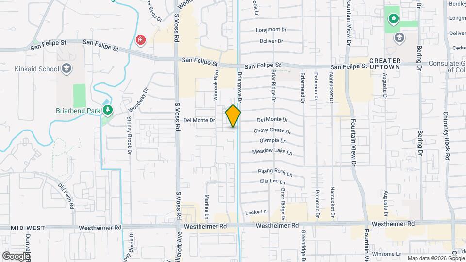 6310 Chevy Chase Dr Map and Location Details