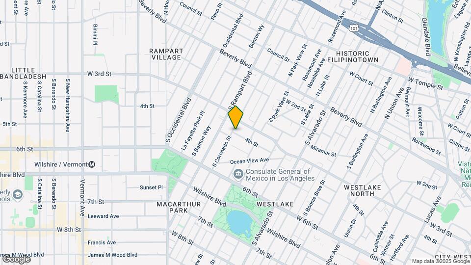 324 S Coronado St, Unit 324 Mapa y Detalles de la Ubicación