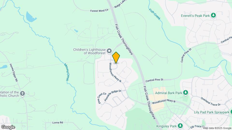 203 Cheswood Forest Pl Map and Location Details