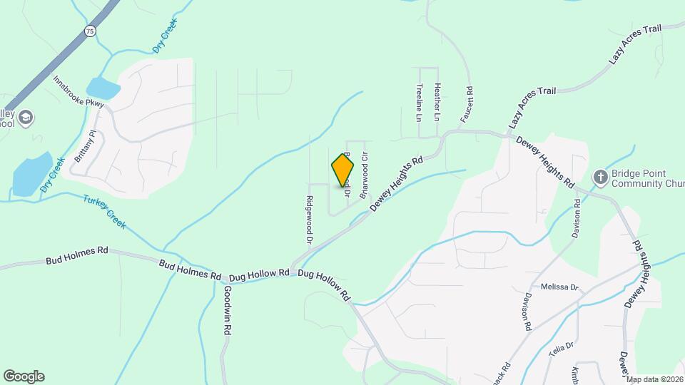 6820 Briarwood Dr Map and Location Details