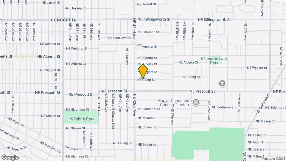 4278 NE Going St Map and Location Details