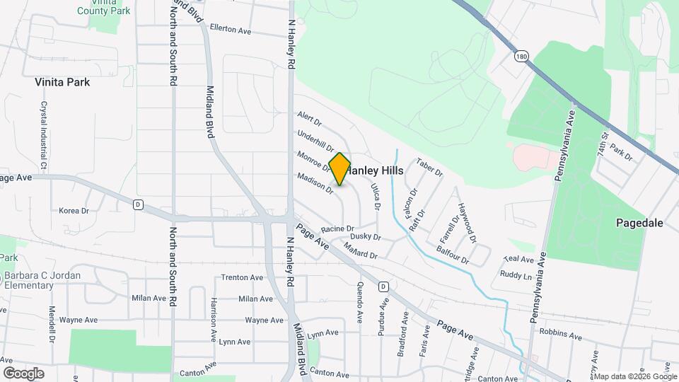 7861 Madison Dr Map and Location Details