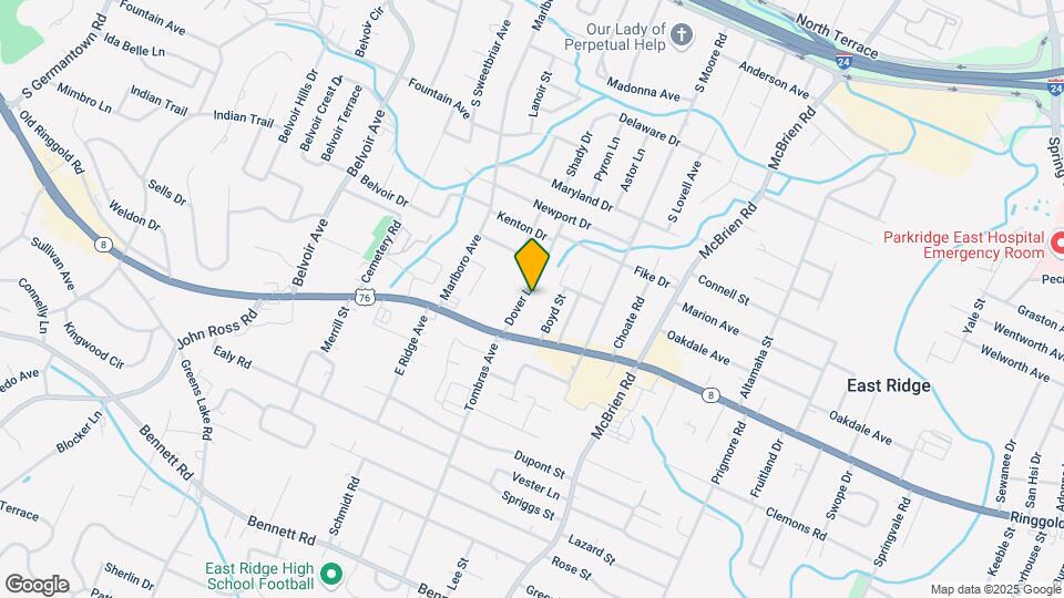 1416 Dover Ln Map and Location Details