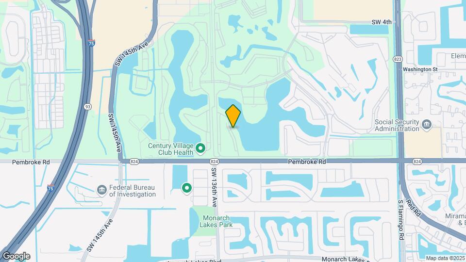 1401 SW 134th Way Map and Location Details