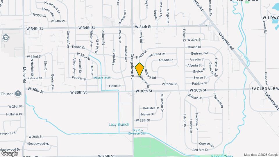 3060 Midvale Dr Map and Location Details