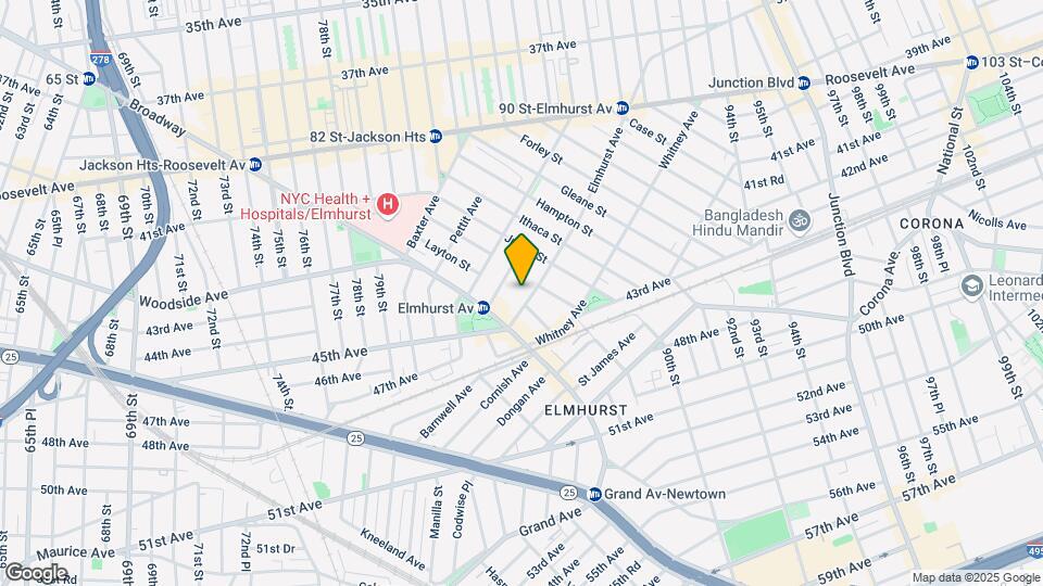 8425 Elmhurst Ave Map and Location Details