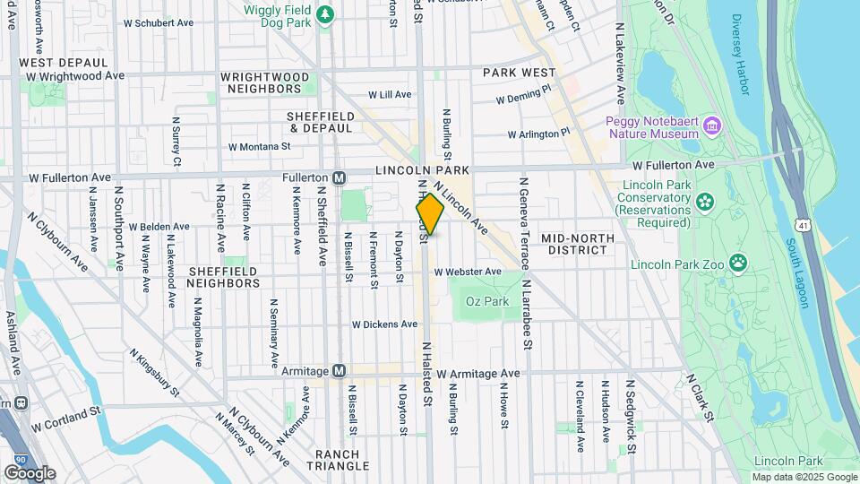 2235 N Halsted St Map and Location Details