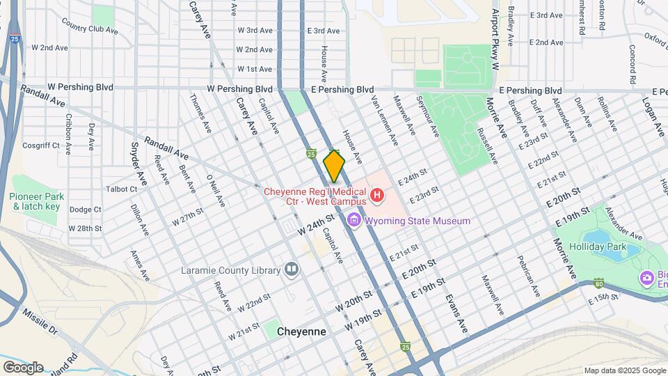 2505 Central Ave Map and Location Details