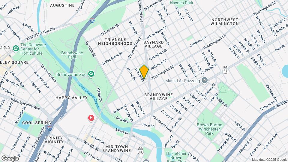 2201 N Washington St Mapa y Detalles de la Ubicación