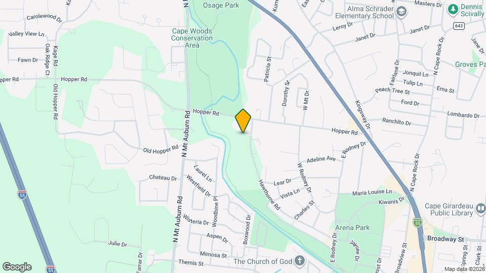 3015 Hawthorne Rd Map and Location Details