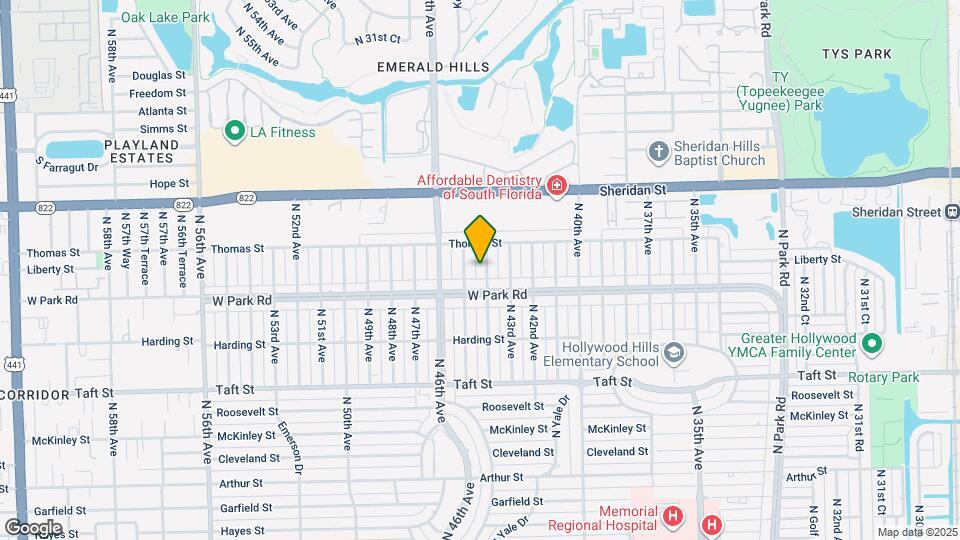 2114 N 44th Ave Map and Location Details