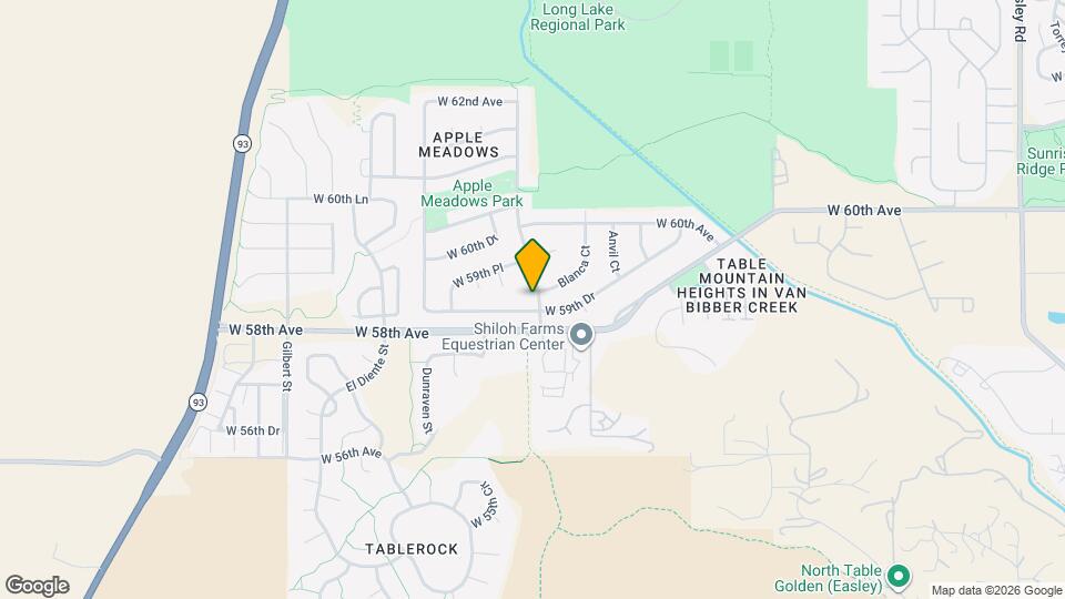 5911 Crestone St Map and Location Details