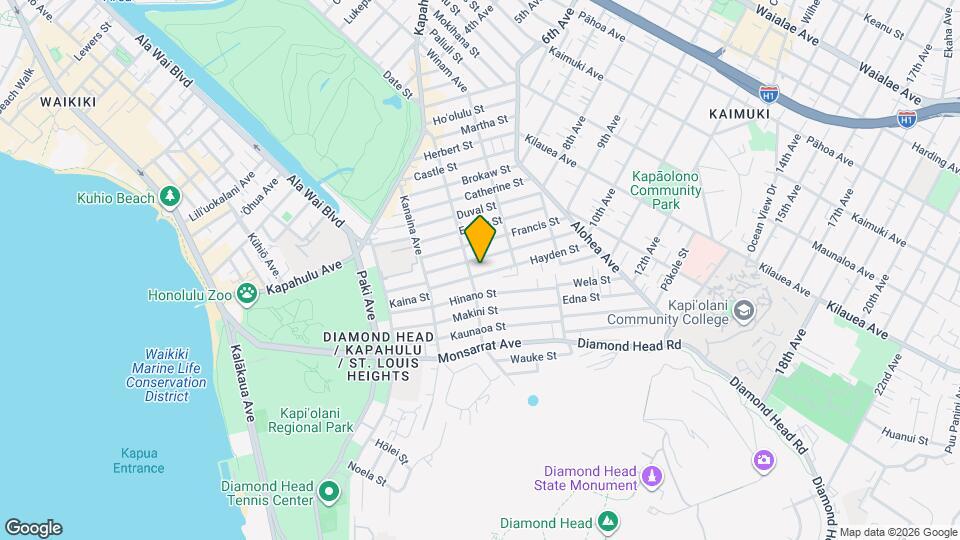 3212 Hayden St Mapa y Detalles de la Ubicación