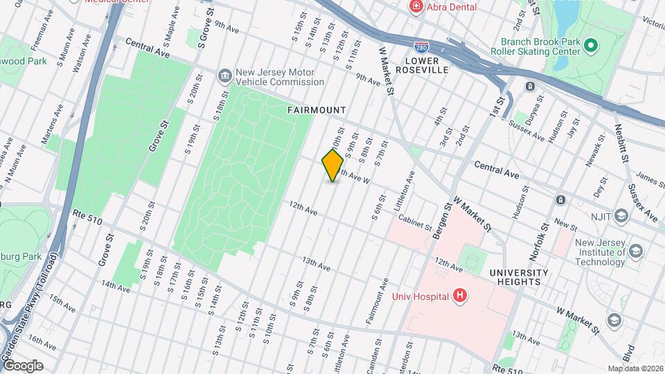 167 S 9th St Map and Location Details