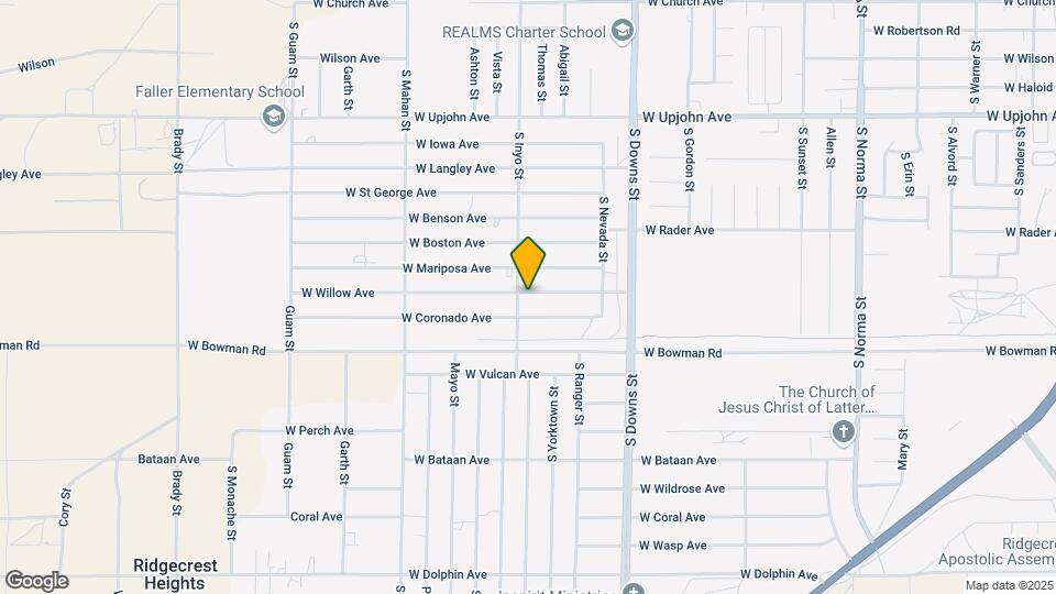 1037 W Willow Ave Map and Location Details