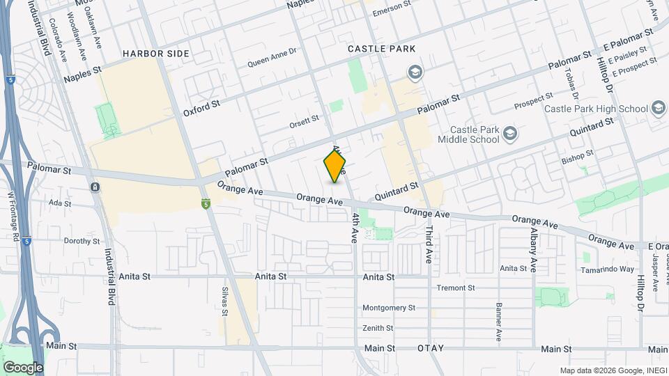 444 Orange Ave Map and Location Details