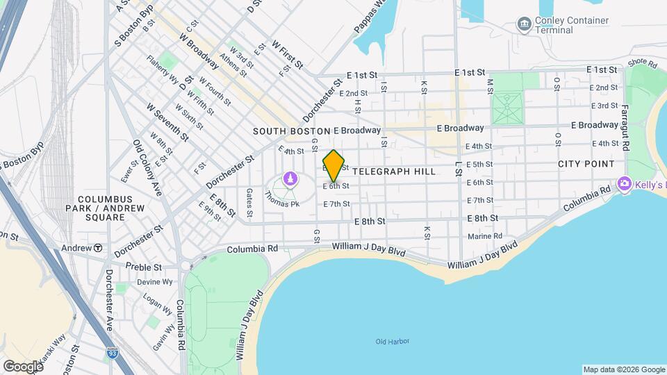 433 E 6th St Map and Location Details