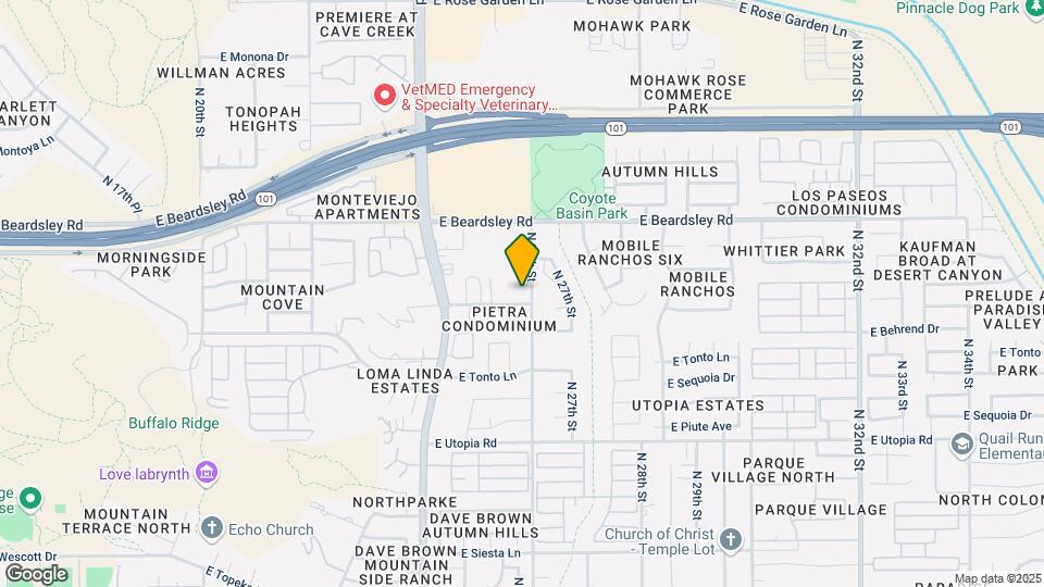 2520 E Marco Polo Rd Mapa y Detalles de la Ubicación