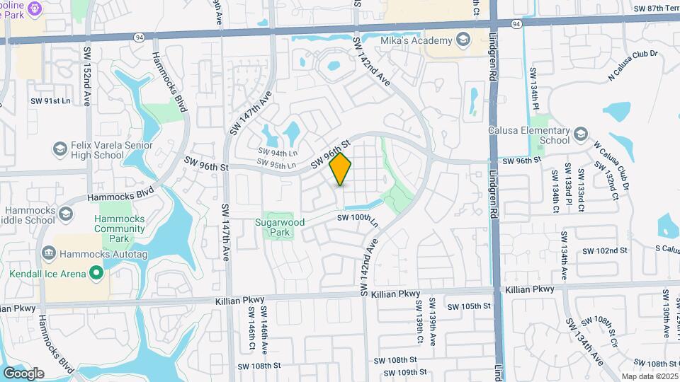14444 SW 97th Terrace Map and Location Details