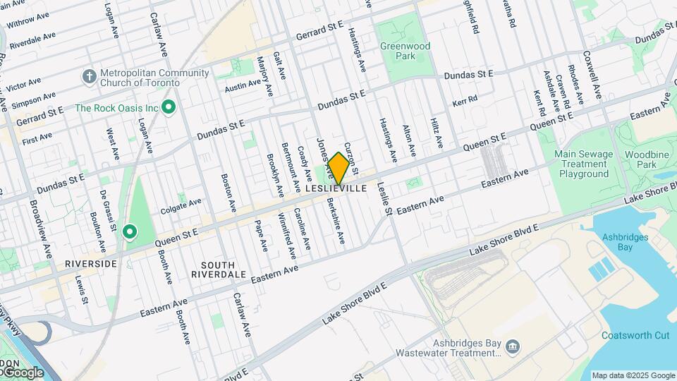 1179 Queen St E Map and Location Details